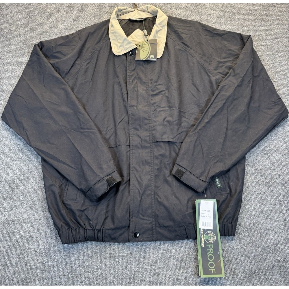 Weatherproof Garment Company Waterproof Lightweight Size L Windbreaker Jacket